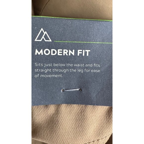 NWT Mens 32x32 Alpine Design Pants Nylon/Polyester/Spandex Khaki Stretch - Picture 11 of 16